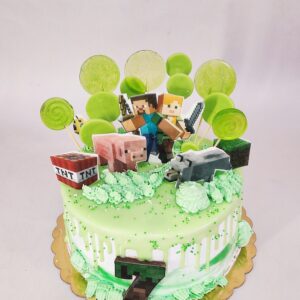 Торта Minecraft cake